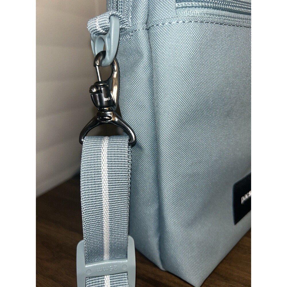 Pacsafe Go Festival Crossbody Coastal Blue Anti-Theft Travel Bag - Picture 4 of 10
